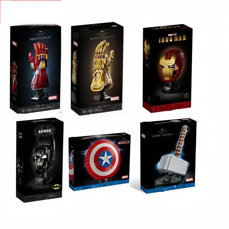 Blocks Bricks Toys Iron Man Nano Gauntlet Thanos Infinity Gauntlet Building Gloves Plastic Iron Man Diy Model Puzzle Gift