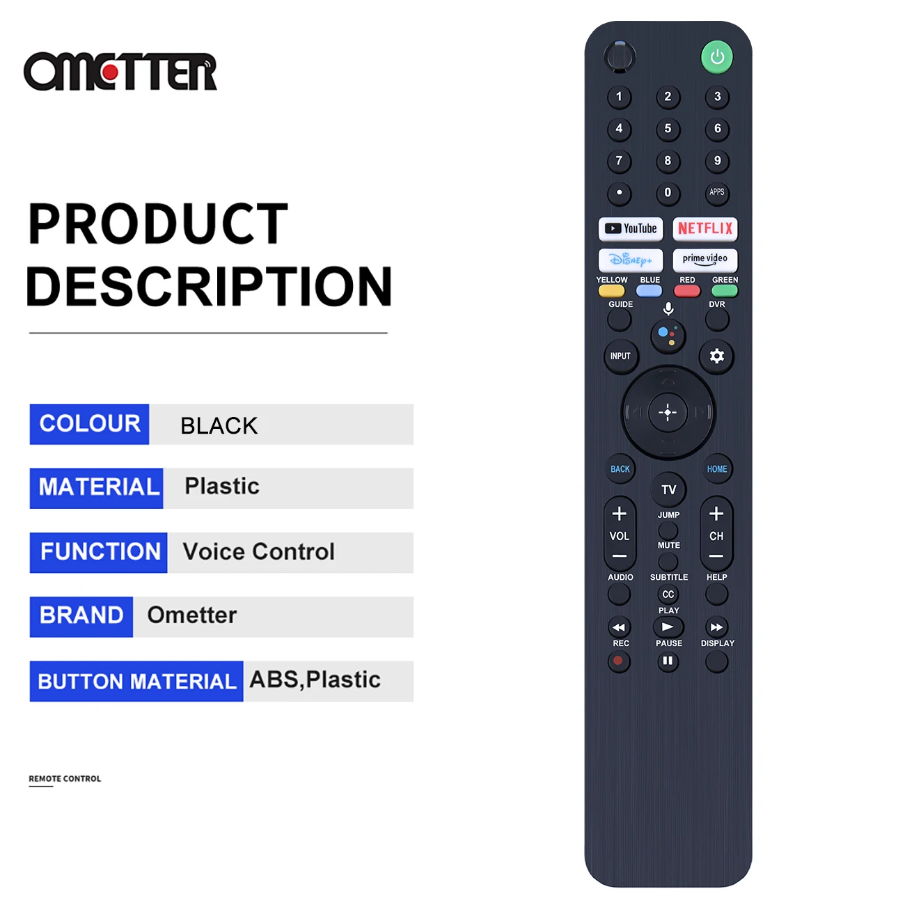 New RMF-TX520U RMF-TX621E for Sony 4K Smart Voice TV Remote Control Universal TX520E A80J X80J X85J X90J X95J