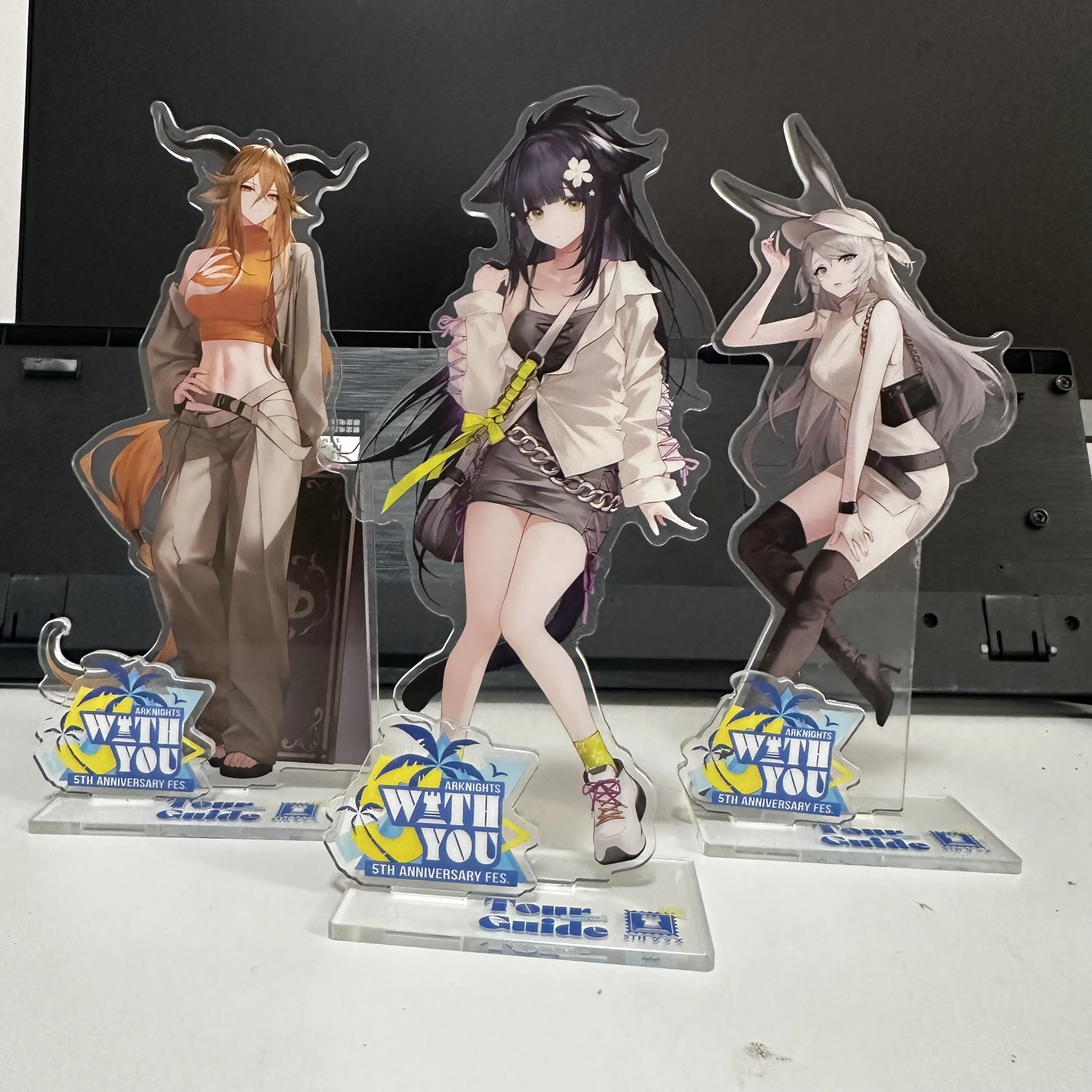 Горячая игра Arknights, фигурка Amiya Eyjafjalla Savage, акриловая подставка для косплея, модель, тарелка, декор для стола, стоячий знак, фанаты, Рождественский подарок