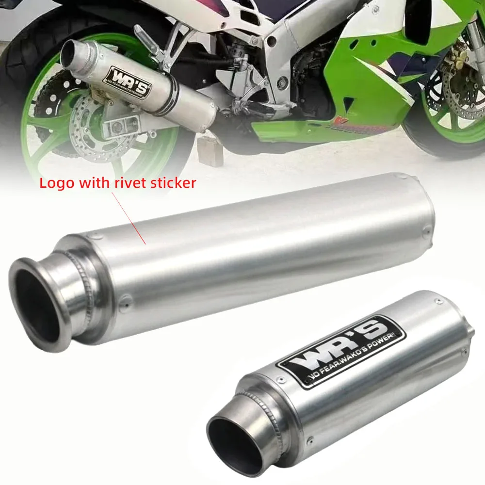 

61mm Universal Adjustable Motorcycle Yoshimura Exhaust Muffler For GSXR ZX6R ZX10R CB400 CB500F CBR300 Z250 and Z650