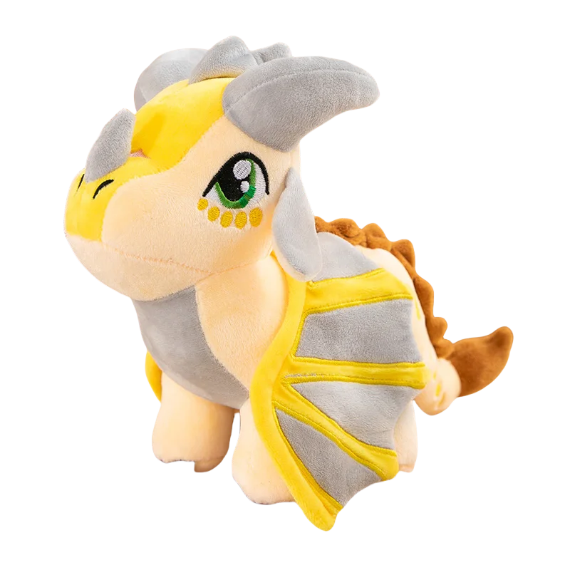 New wings of fire dragon plush toy.Colorful big-eyed dragon dolls are soft but not easily deformed.room decoration.Holiday gift