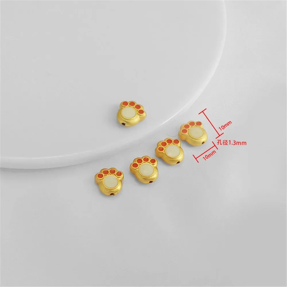 

14-каратное золотого цвета, обычный кошачий коготь, небольшой кулон, браслет, ожерелье, аксессуары, привлекают удачу, аксессуары «сделай сам», очаровательный шарм