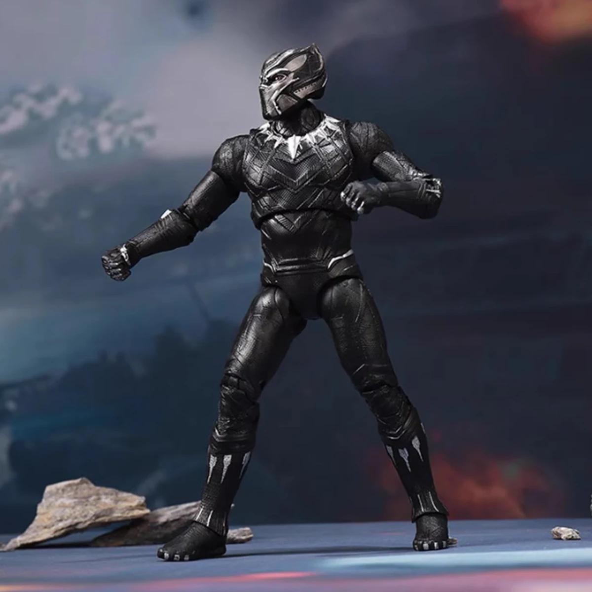 HiPlay ZD Toys 7-inch Articulated Classic Series with Stand Version Black Panther Action Figurine - Image 5