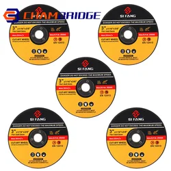 5pcs 75mm Cutting Disc Resin Circular Saw Blade Mini Metal Cut Off Wheel Tool for Angle Grinder Wood Stainless Steel Cutting