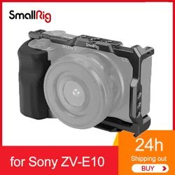 SmallRig Camera Cage with Grip For Sony ZVE10 Extension Grip L-shaped handle Vlogger Kit For ZV-E10 Camera Accessories