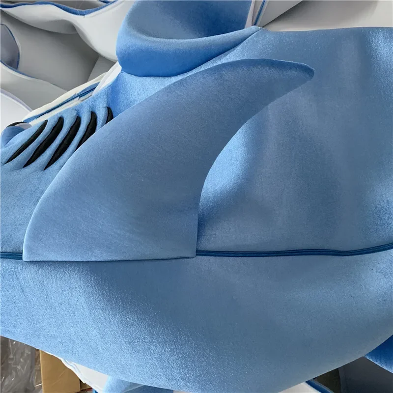 子供のためのサメのジャンプスーツ,コスプレ衣装,ステージウェア,派手なドレス,ハロウィーン,クリスマスのアクセサリー,大人のための衣装