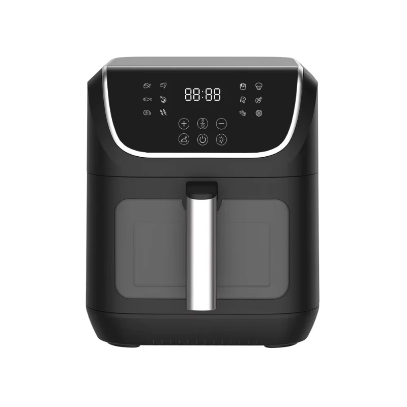 

Automatic turn-off dual heating multi-function oil-free digital touch air fryer