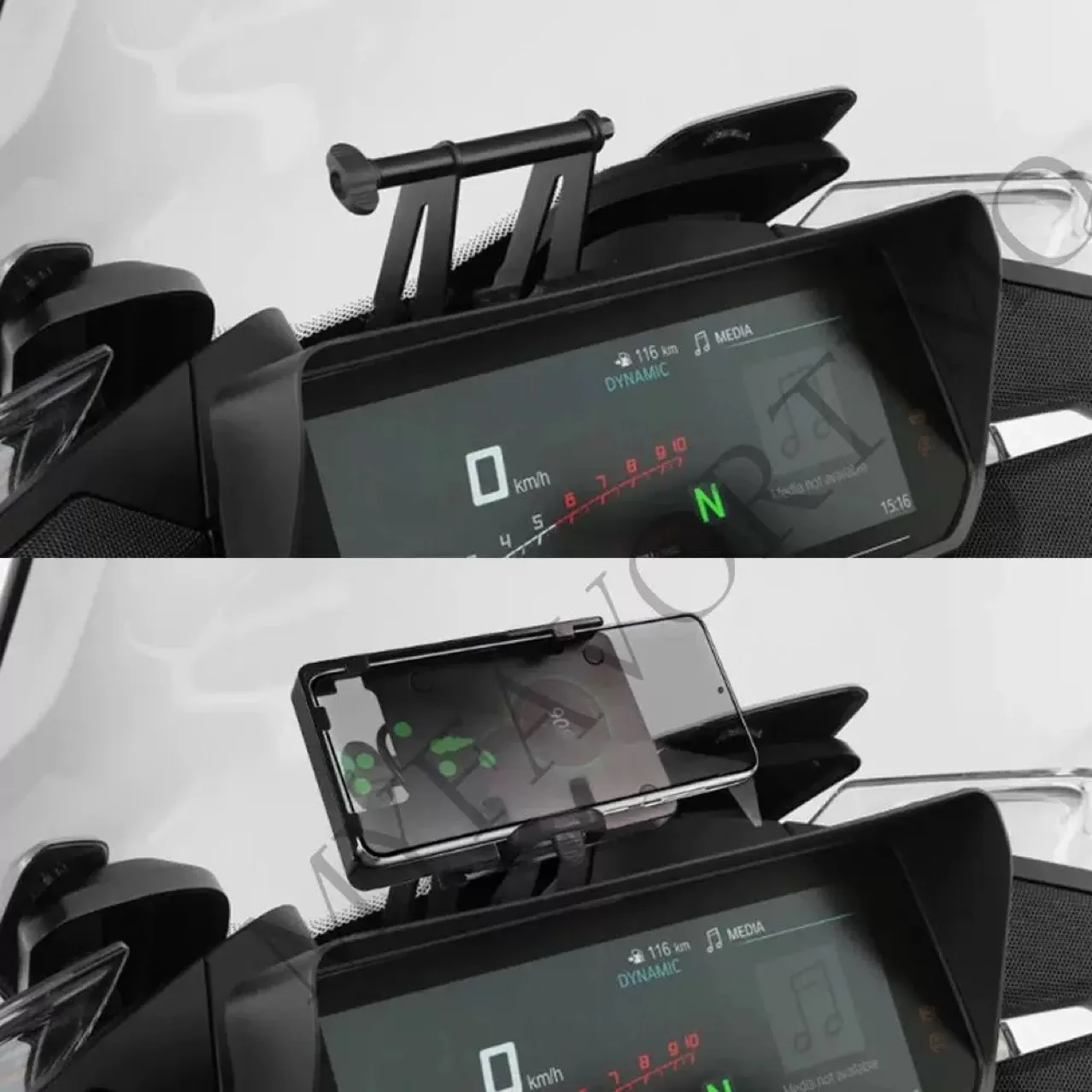For BMW R1250RT 2021-2024 Motorcycle Multifunction Phone Holder Wireless Charging Mount Aftermarket Parts