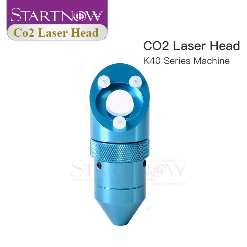 

Startnow CO2 Laser Head Set for K40 Series Laser Engraving Cutiing Machine Lens Dia 12/18mm Focusing Length 50.8mm Mirror 20mm