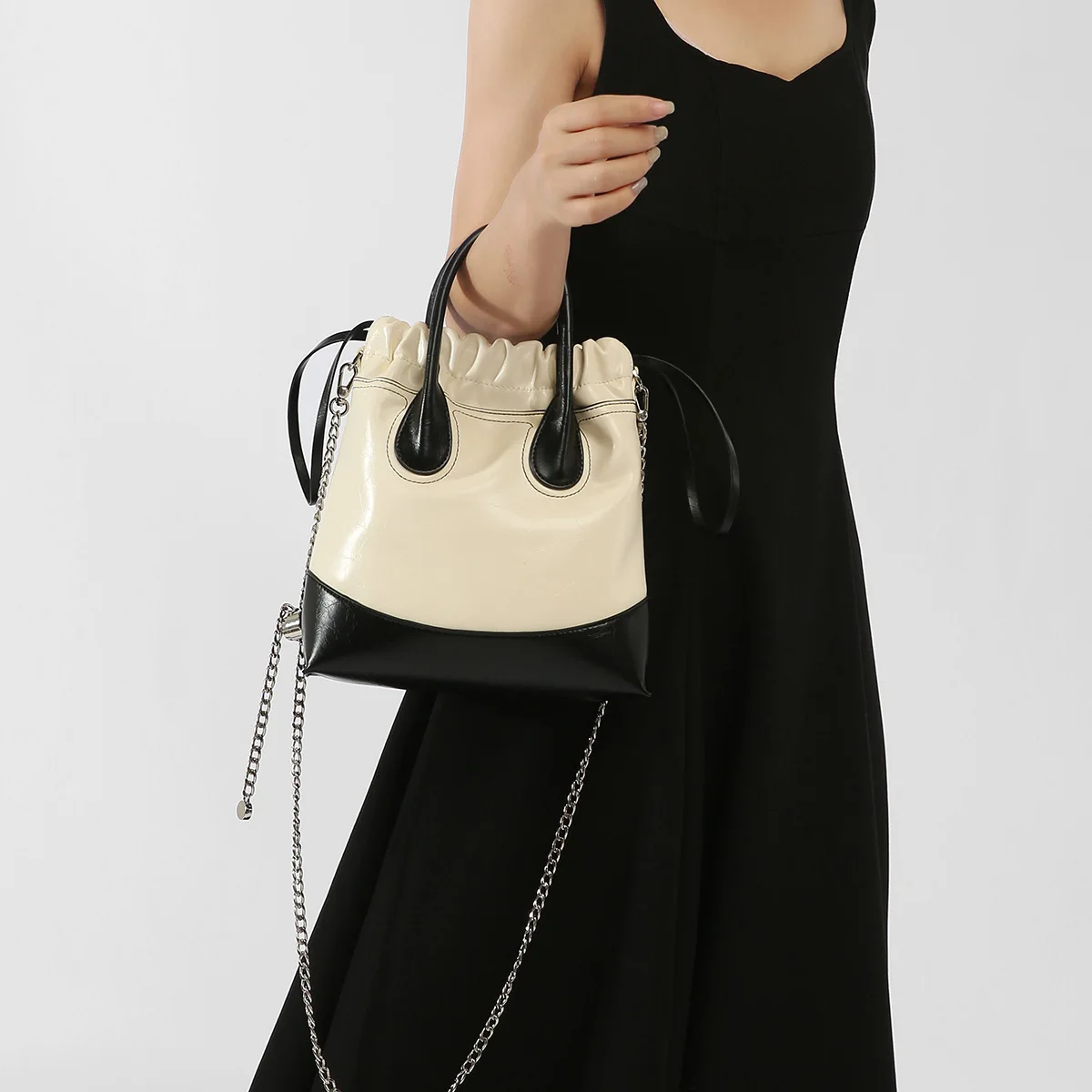 Renk Engelleme El Kova Çantası High-end Tote Çanta 2025, Yeni İpli İşe Gidiş Omuz Crossbody Çanta 