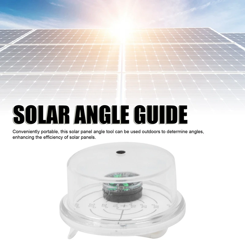 Solar Angle Guide With Compass Solar Panel Measuring Instrument Portable Solar Angle Finder Tools For Outdoor