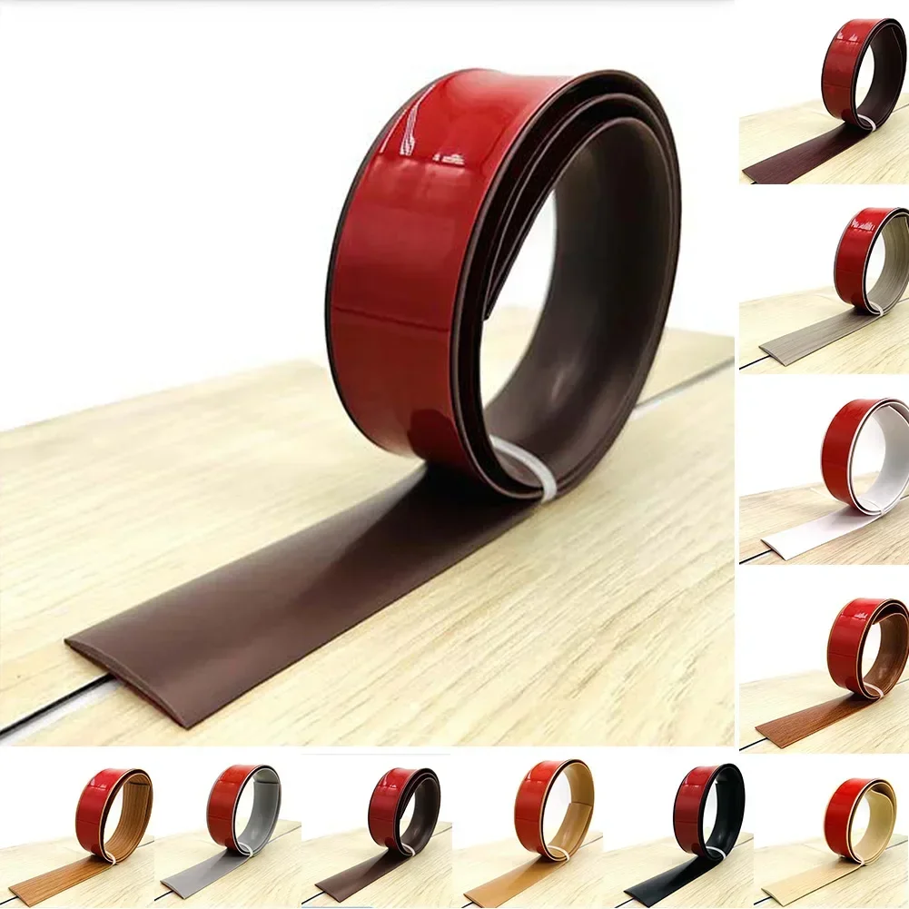 

2M PVC Flat Floor Transition Strip Laminate Floor Door Divider Strip Door Bottom Sealing Strip Carpet Edge Strip