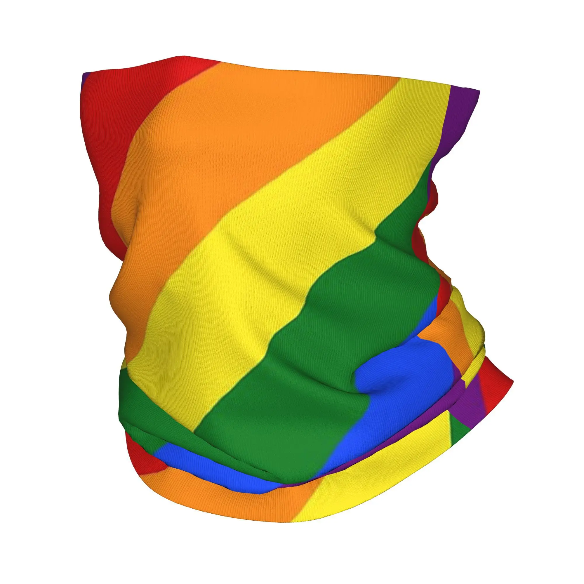 Gay Pride Flag Bandana Neck Cover Printed Wrap Scarf Multi-use Face Mask Cycling For Men Women Adult Windproof