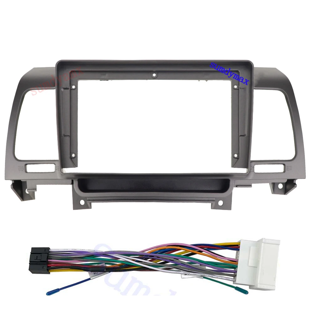 2din Car radio Frame Fascia  For KIA Opirus Oppression 2007-2010  Facia GPS Navigation Dash Kit Console Plate Adapter