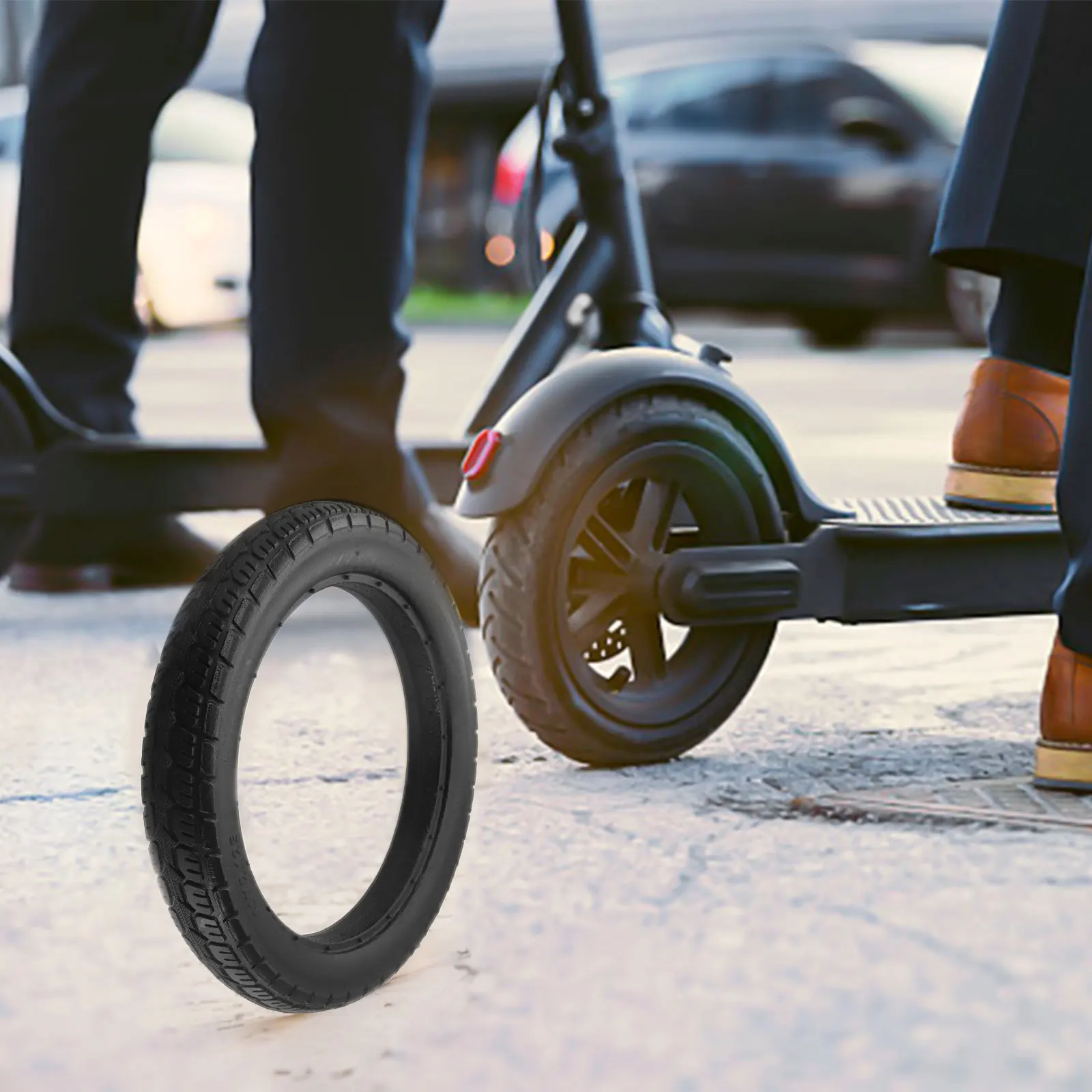 

Innovative Design Special Lines on Tires Sized at Fourteen Inches by Two Point One Two Five Inches Improve Grip