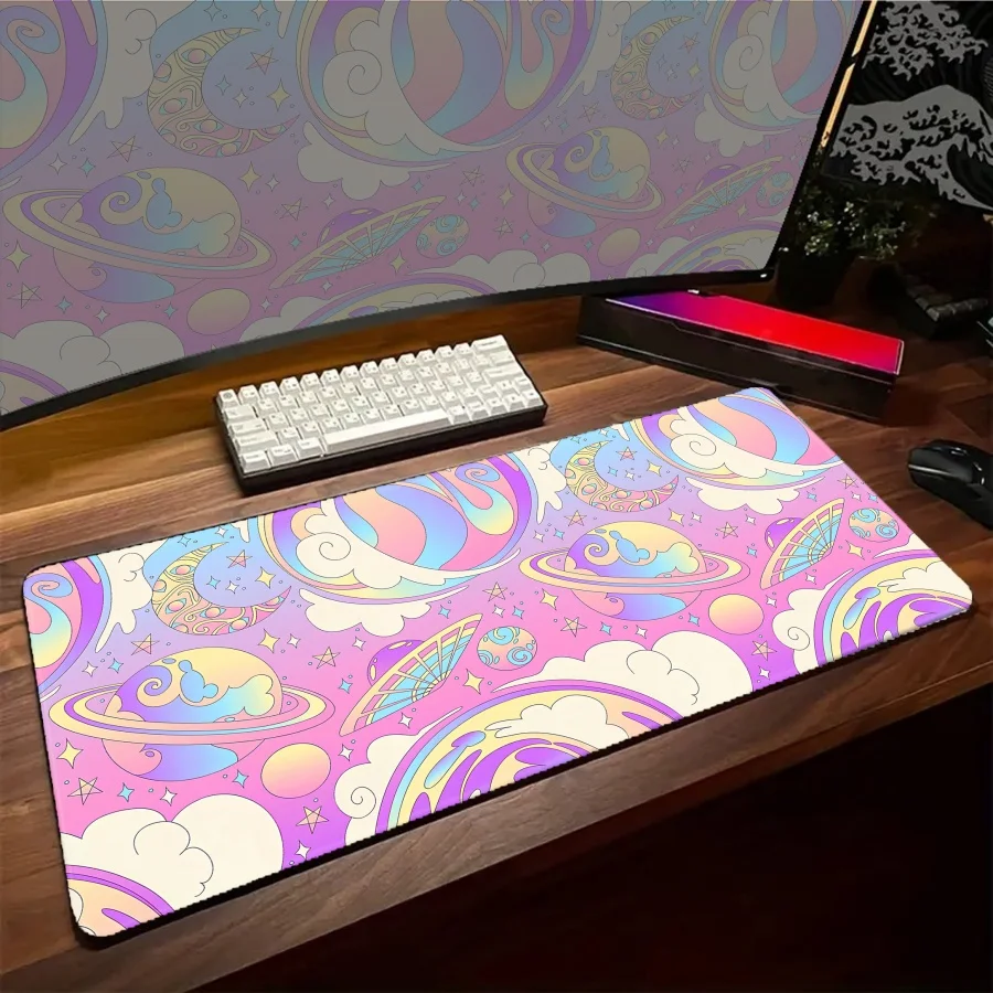 

XXL Large Mouse Pad Cloud Computer fed gaming Desk Mat Laptop PC accessories Non-slip Office Keyboard Desk Mat Mousepad