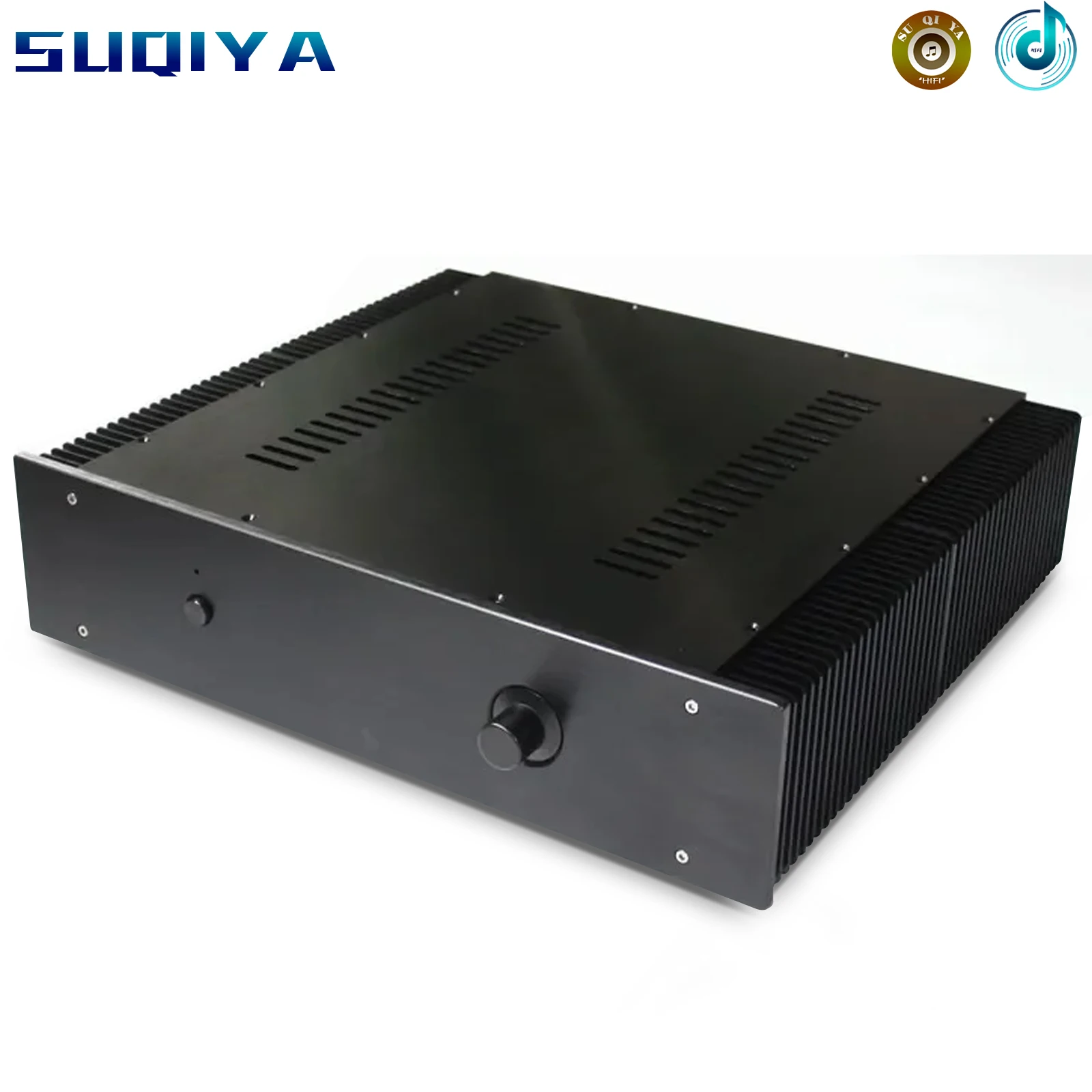 

DIY case 463*113*430mm WA43 Blak Full aluminum amplifier chassis/Pre-amplifier/ Class A amplifier/ AMP Enclosure/case / DIY box