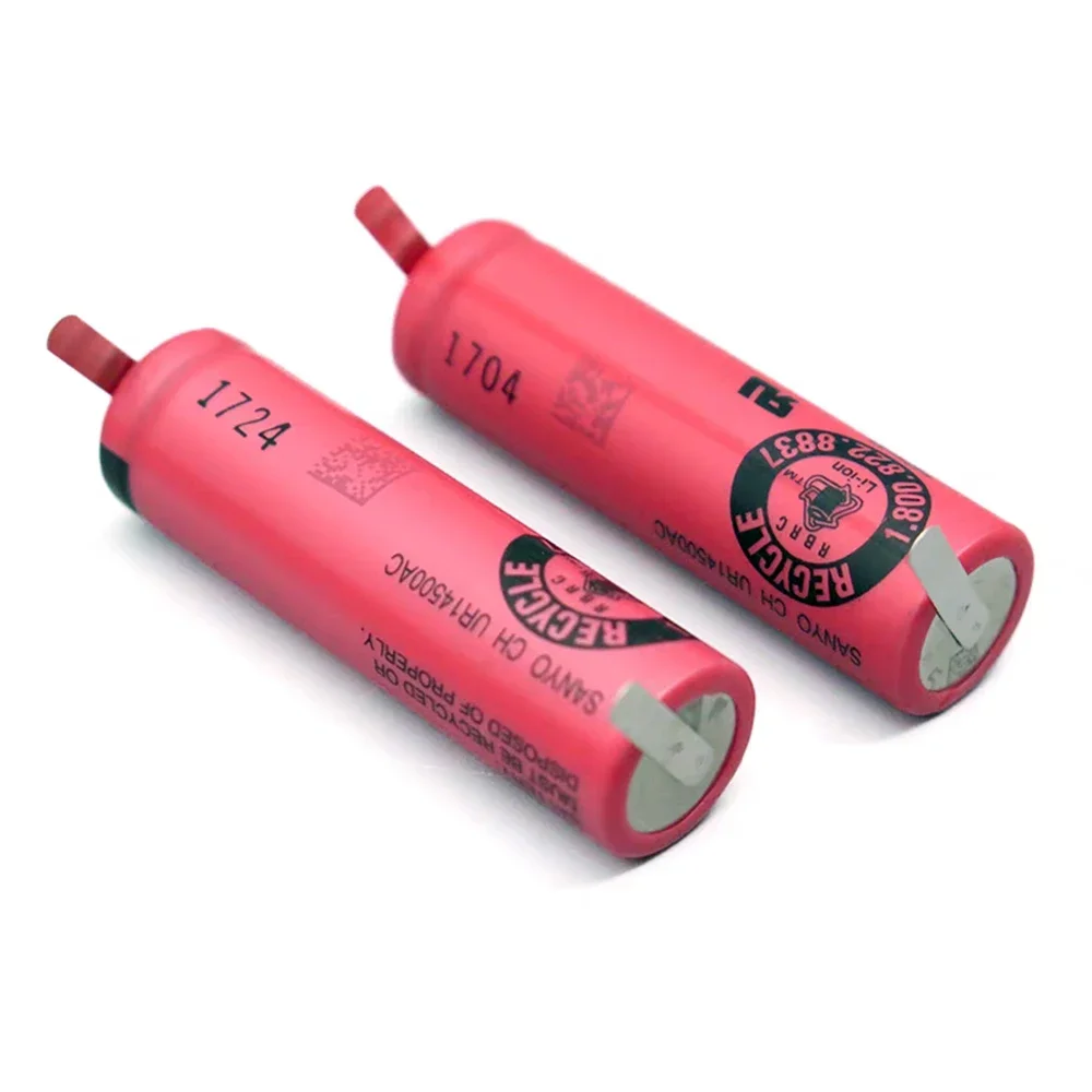 بطارية أصلية UR14500AC 3.7 فولت 740 مللي أمبير في الساعة لأجهزة براون أورال B iO4 iO5 iO6 iO7 iO9 iO8 iO10 ماكينة حلاقة فرشاة الأسنان مع صفائح لوحة النيكل #4