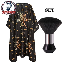 Barber Haircut Cloth Salon Haircut Brush parrucchiere grembiule Hair Cut Cape Hairdress Gown parrucchiere Coat accessorio da barbiere