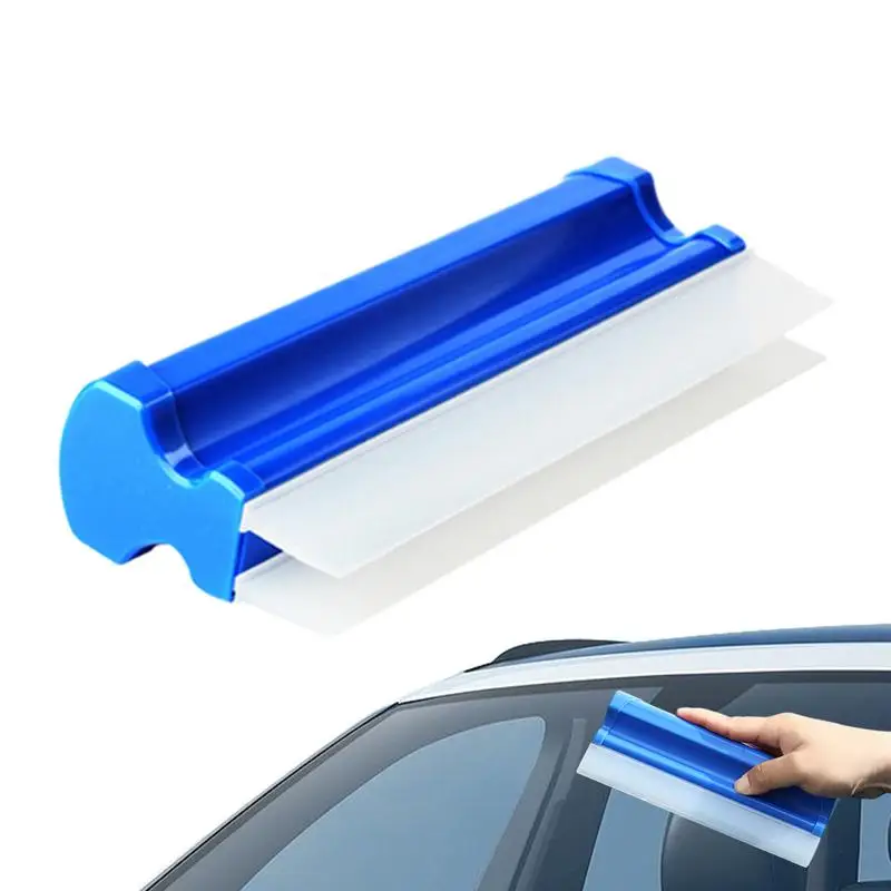 Window Scraper For Car Multipurpose Window Squeegee For Home Windshield Squeegee Practical Silicone Squeegee Windshield Cleaning