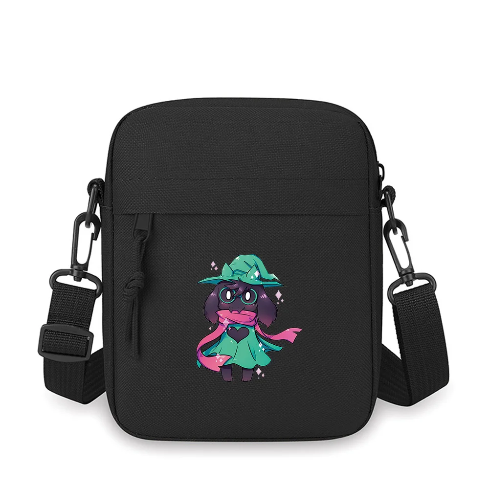 Cute heart scarf hat dress Men Crossbody Bag Single Shoulder Women Cartoon Anime Film Printing Design Unisex