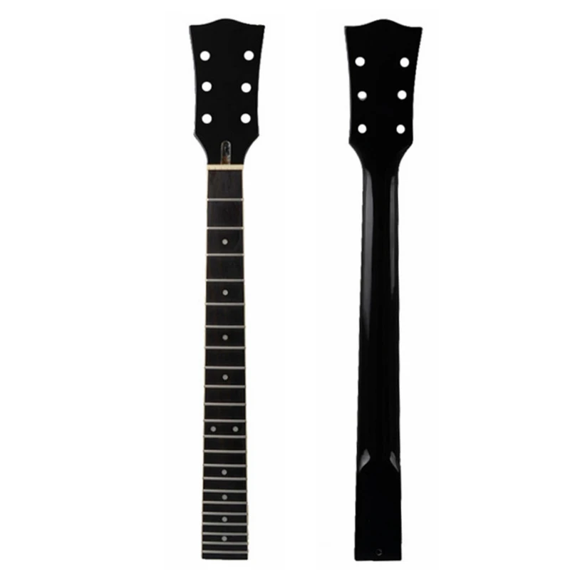 GIBSON LP-Electric Guitar Neck Maple Black, Essential Oil Gloss Rosewood Fingerboard, 22Fret, DIY Guitar Accessories Part