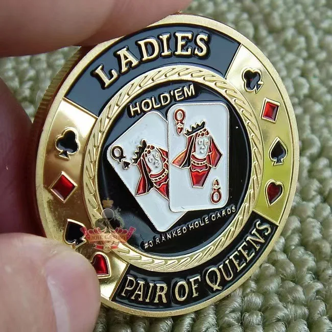 Lucky Poker Coin Card Guard Protector Poker Cards Good Luck Challenge Coin Casino Chips Dealer Token Souvenir Collectible Gifts, image 8