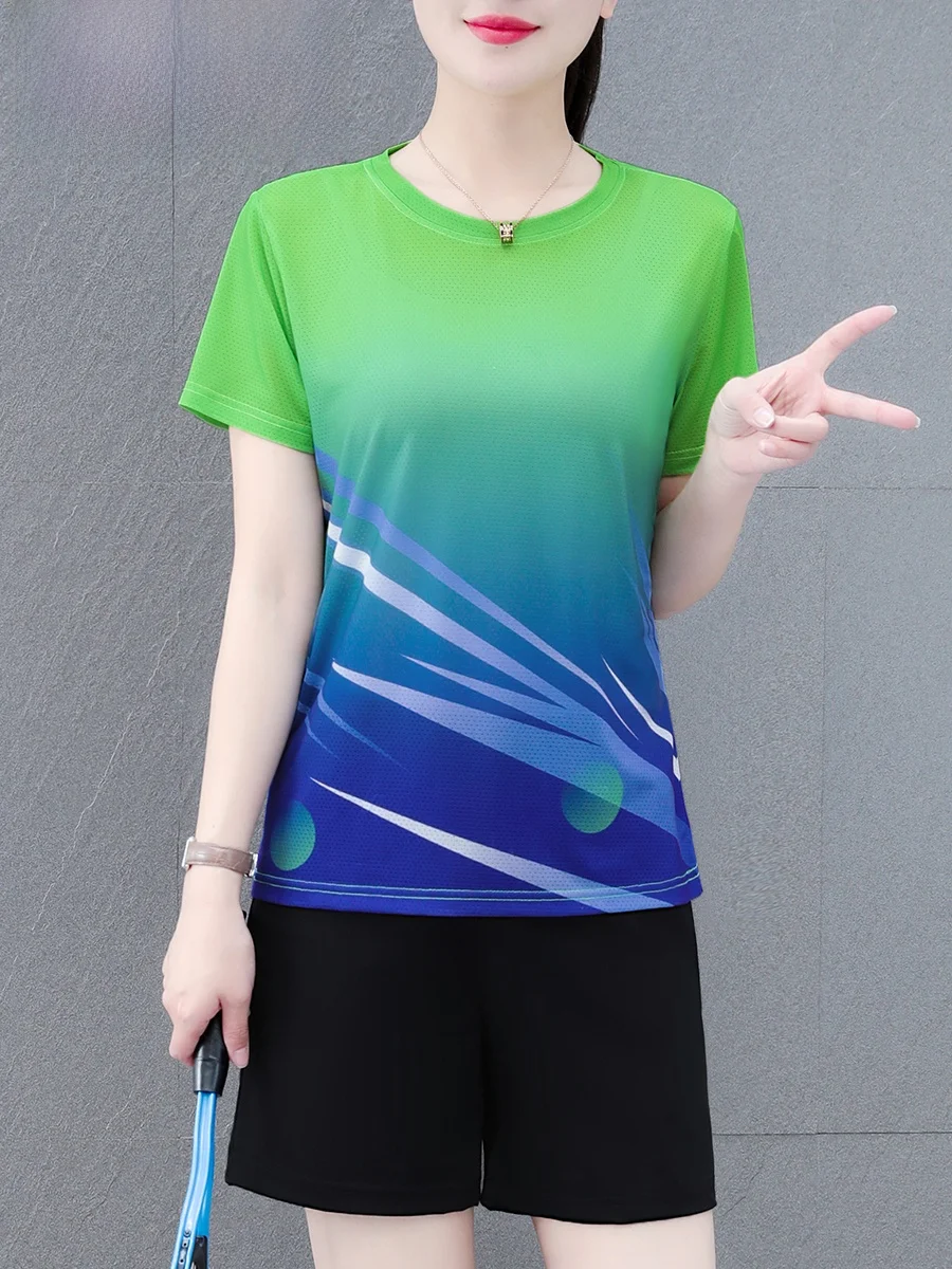 TUCANO Conjunto de ropa deportiva de verano 2025 para mujer, transpirable, ort Sve, orts, Fitn, traje para correr, fibra de poliéster de dos piezas