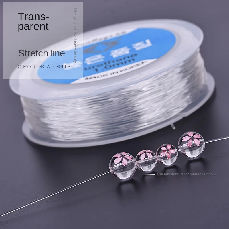 

Korea transparent crystal line, elastic , bracelet string rope , string beads beads , elastic rope