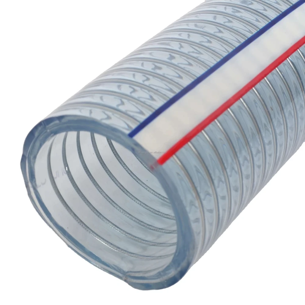 PVC Fiber Steel Wire Reinforced Composite Hose Pipe Conveying Powder Composite Hose Anti-static