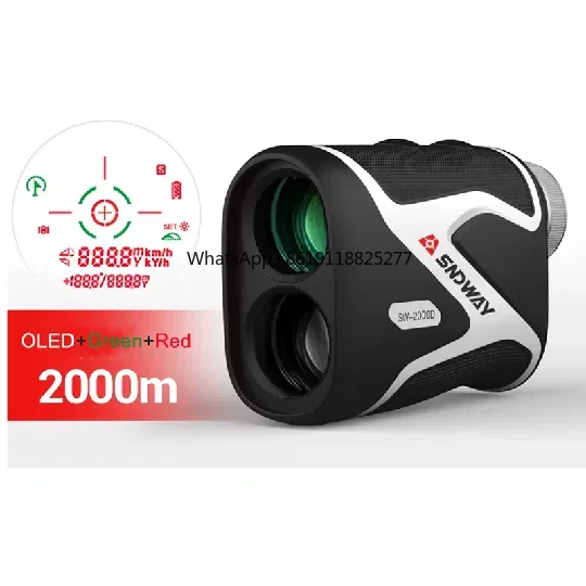 

2000m Rangefinders OLED Golf Range Finder PinSeeker Slope Scope Distance Meter outdoor digital Rangefinder