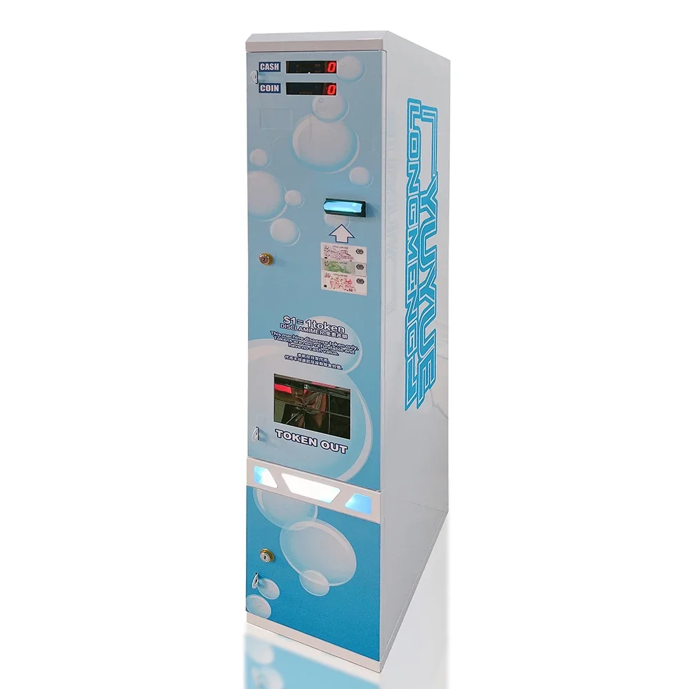 Factory Wholesale Bill Token Money Exchanger Vending Mini Arcade Token Coin Change Exchange Machine