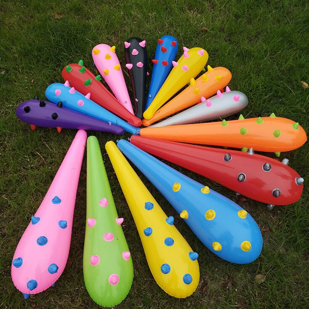 8pcs 55Cm Inflatable Bat Hammers Large Size Kids Party Favors Outdoor Pool For Children Mixed Color Baseball Bat Hammer Sticks
