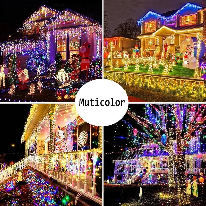 400LEDS Fairy LED String Light Festival Home Decor Outdoor Waterproof AC220V 50M Tree Light Garland For Wedding Party Holiday