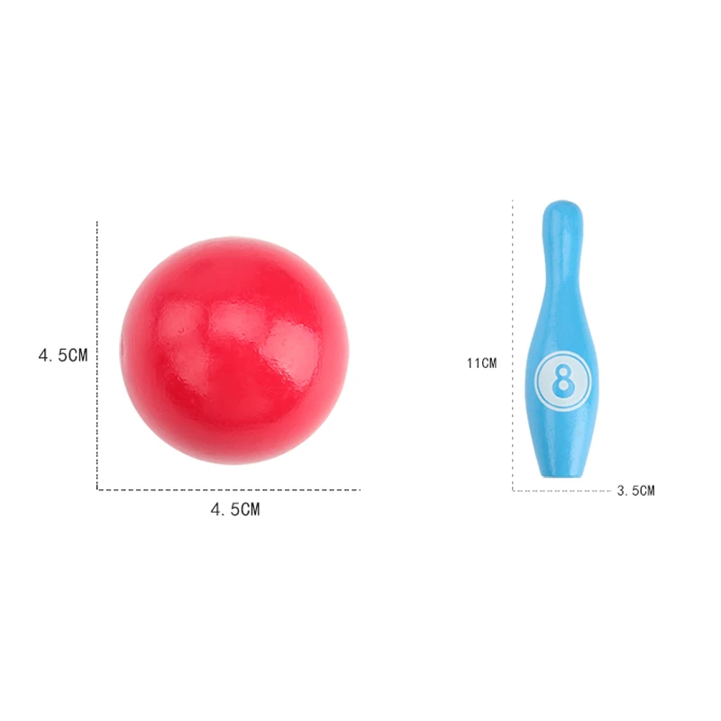 Bowling Set Education Toys For Kids Toddlers Animal Number Learning  Indoor Outdoor Sports Games Toys for Kids Baby Gift
