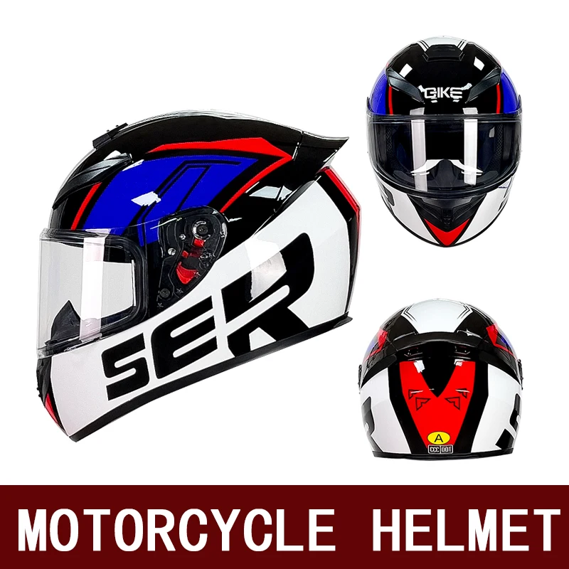 

Сертифицированный DOT3C мотоциклетный шлем для мужчин и женщин зимой, индивидуальная безопасность, мотоциклетный шлем Four Seasons Knight, полный шлем Rci