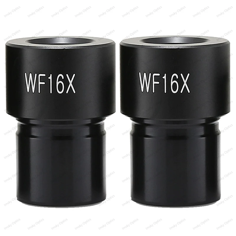 

WF16X Biological Microscope Eyepiece Wide-angle Eyepiece Optical Glass Lens 23.2mm interface
