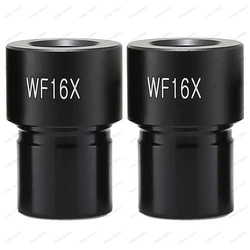 WF16X Biological Microscope Eyepiece Wide-angle Eyepiece Optical Glass Lens 23.2mm interface