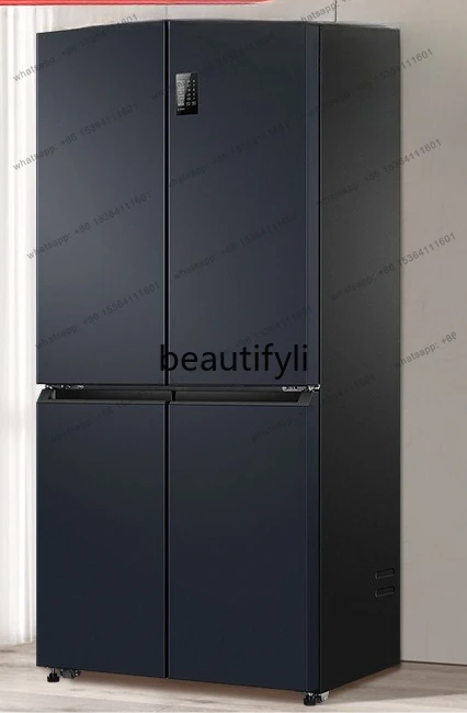

Refrigerator, cross-door double frequency conversion first-class air-cooled household multi-door, variable temperature