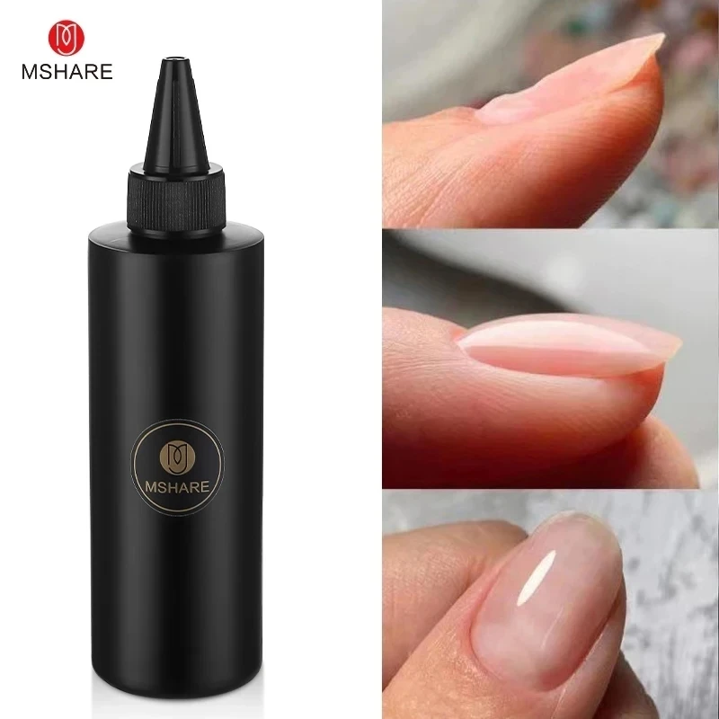 Mshare Gel 500G Salon Kwaliteit Glanzend Geen Veeg Top Coat Nail Art Doorweekt Uv/Led Base Coat Dehydrator Primer Lak