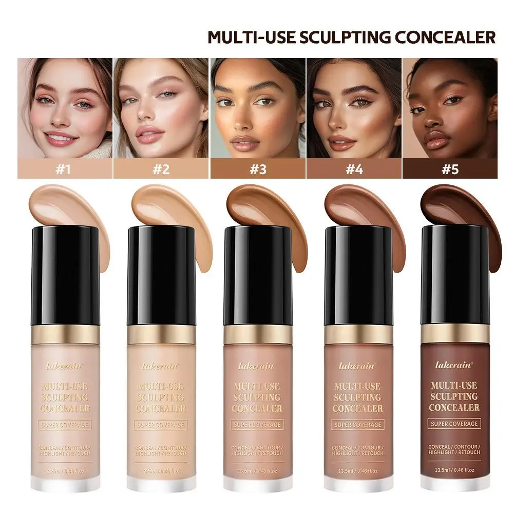 جديد سوبر التغطية المخفي متعدد الاستخدام كريم النفط الحرة كونتور ومكياج دائم واقي الوجه طويل ترطيب إعادة اللمس تمييز C8V2