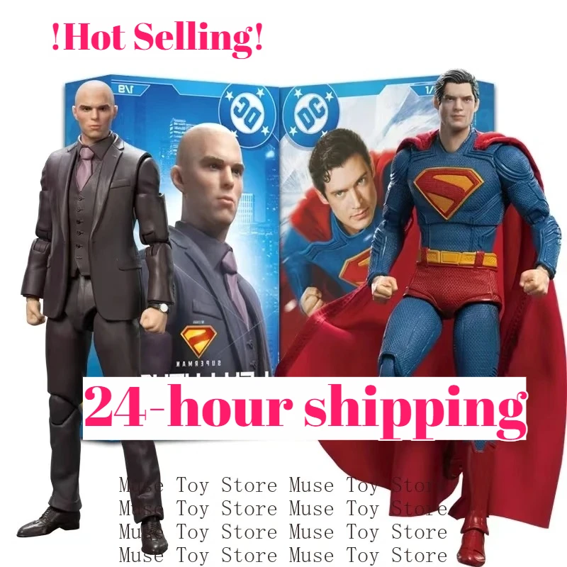 

2025 Original Fondjoy David Corenswet Superman Action Figure 1/9 New Superman Figure PVC Joint Movable Kid Toy Boy Gift