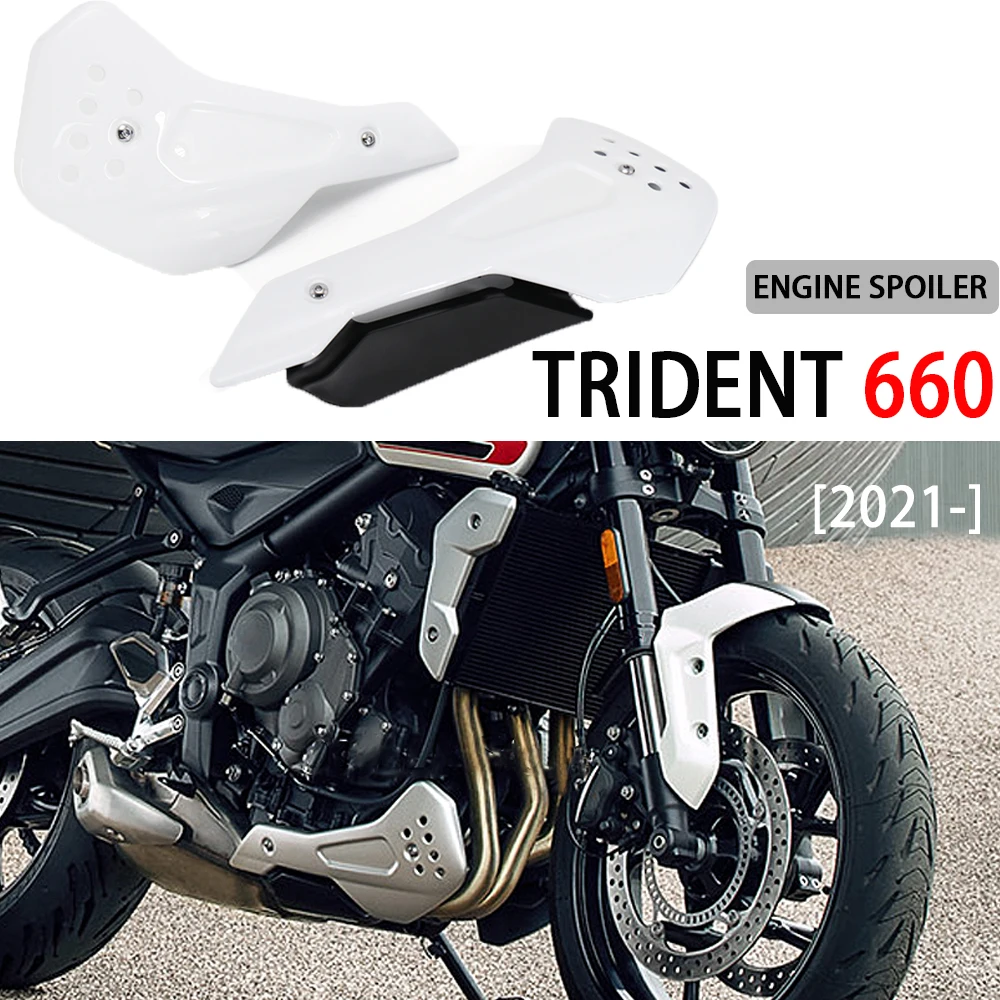 

New Skid Plate Belly Pan Protector For trident 660 For TRIDENT 660 2021 2022 Engine Lower Base Chassis Guard Protection Cover