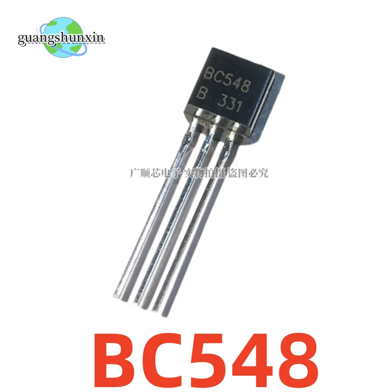 100PCS BC327 BC337 BC517 BC547 BC548 BC549 BC550 BC556 BC557 BC558 TO-92 Transistor Triode NPN New