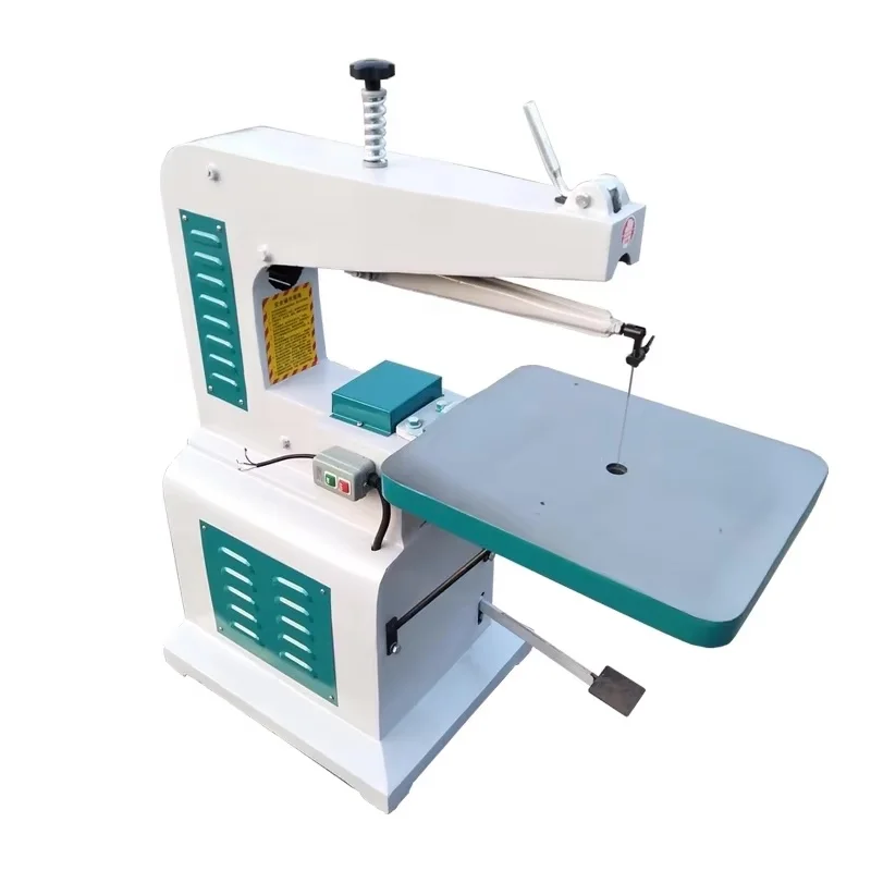 

MJ442 desktop 530*440mm Table size woodworking pattern saw cutting wire curve high-speed wire saw carving machine