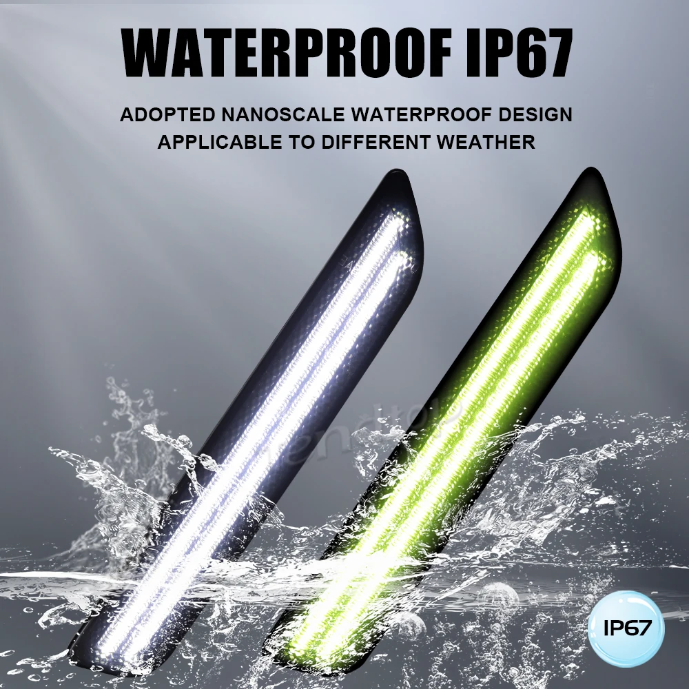 front-rear-bumper-light-for-ford-mustang-2010-2014-led-side-marker-light-white-green-side-marker-lamp