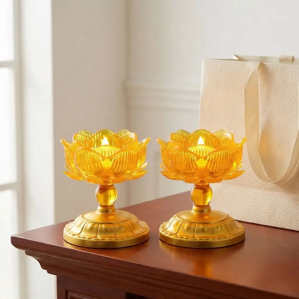

2Pcs Creative Electronic Incense Burner Set Lotus Shaped Waterproof Swing Flameless Candles Decorative Battery Operated