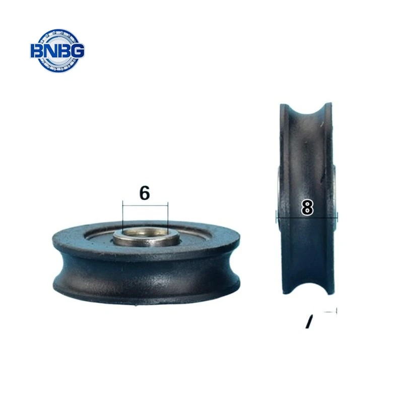 

10 шт. U-образный роликовый подшипник с нейлоновым покрытием 6*26*7 мм 626RS пластиковый шкив посылка POM строительная техника дверной оконный ящик