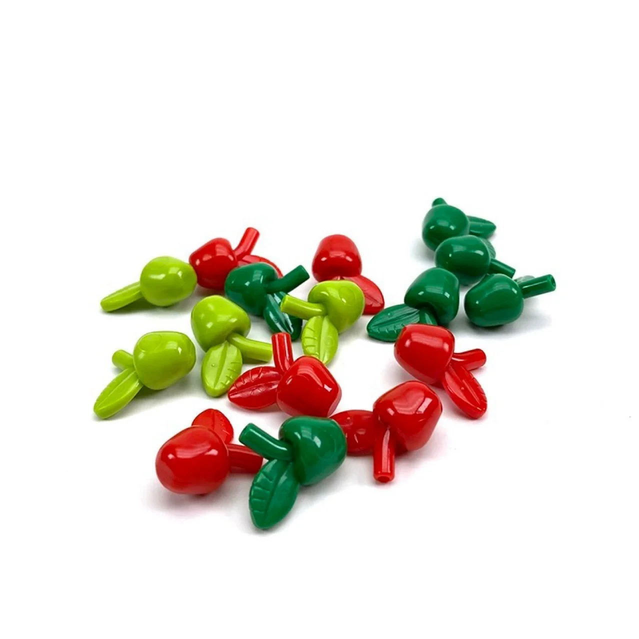 Particle Accessories Building Blocks 1447 Compatible with LEGO 33051 Parts, Including Figurines, Food, and Fruits