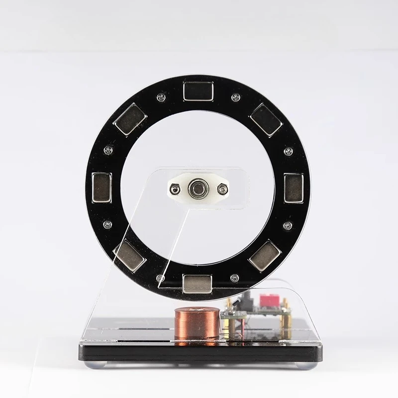 Modelo de Motor sin escobillas pequeño, Motor de rueda, baja potencia, tecnología de alta velocidad, adorno, modelo de experimento físico, juguete